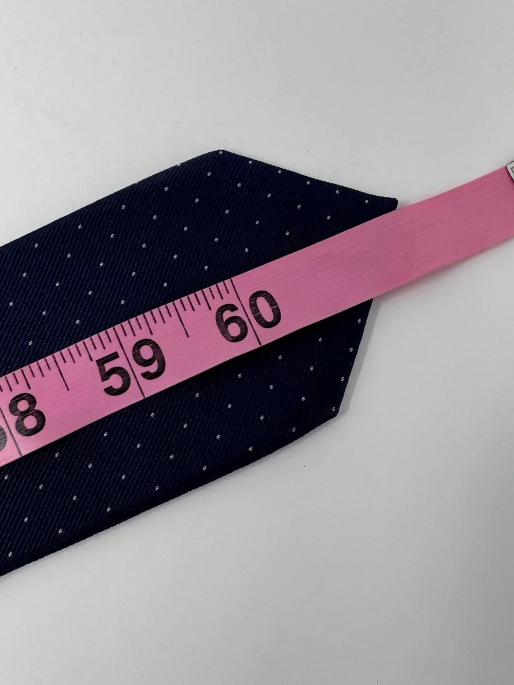 J.‎ Crew Skinny Silk Tie Navy Polka Dot preppy casual classic work office formal